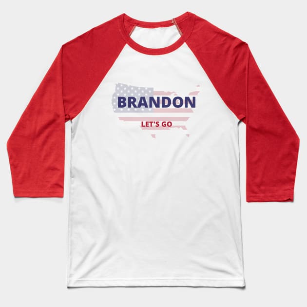 Let's Go Brandon Baseball T-Shirt by soubamagic